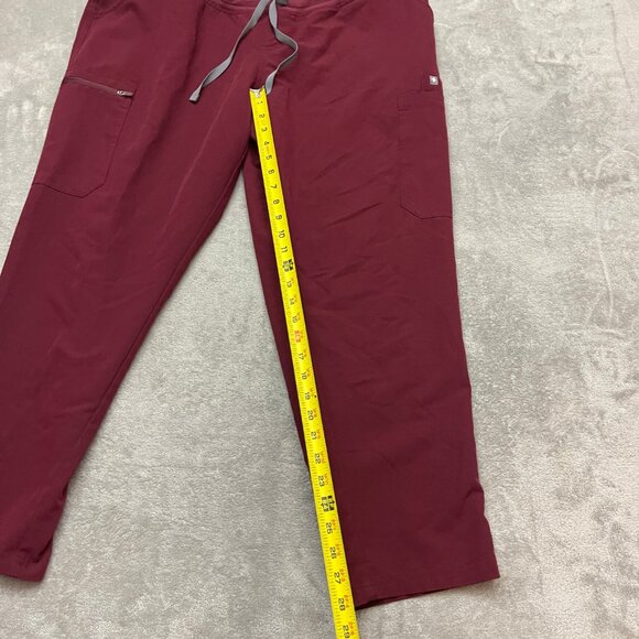 FIGS Yola Maternity Scrub Pants Maroon Size Women's XXL - Picture 4 of 13
